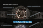 Hublot MP-06 Senna Chrono Miyota OS20 Quartz PVD Case with Skeleton Dial and White Stick Markers