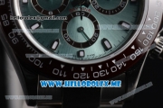 Rolex Daytona Swiss Valjoux 7750 Automatic Stainless Steel Case/Bracelet with Green Dial and Stick Markers