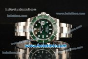 Rolex Submariner Swiss ETA 2836 Automatic Steel Case with Green Dial and Ceramic Bezel - 1:1 Original