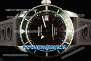 Breitling SuperOcean Heritage Swiss ETA 2836 Automatic Movement  Steel Black Dial and Stick Markers Rubber Strap (JF)