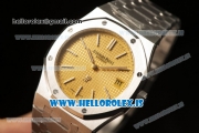 Audemars Piguet Royal Oak Swiss Ronda 763 Quartz Champagne Dial Steel Band