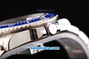 Rolex Submariner Swiss ETA 2836 Automatic Movement SS Case with Blue Dial-Blue Ceramic Bezel and White Markers