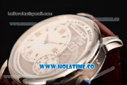 A.Lange&Sohne Grossen Lange 1 Asia Automatic Steel Case with White/Grey Dial and Silver Markers