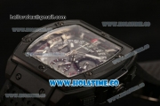 Hublot MP-06 Senna Chrono Miyota OS20 Quartz PVD Case with White Stick Markers and Skeleton Dial