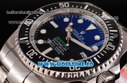 Rolex Deepsea Sea-Dweller D-Blue Edition Dive Asia 2813 Automatic Steel Case with White Markers and D-Blue Dial