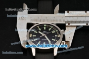 IWC Aquatimer Vintage 1967 Swiss Valjoux 7750 Automatic Steel Case with Black Dial and Green Stick Markers - 1:1 Original (ZF)