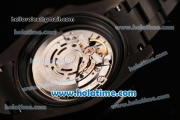 Rolex GMT Master Pro Hunter Rolex 3186 Automatic Full PVD with Black/Blue Bezel and White Markers (BP) - 1:1 Original