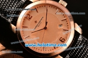 Vacheron Constantin Patrimony Miyota 9015 Automatic Rose Gold Case with Champagne Dial and Stick/Arabic Numeral Markers