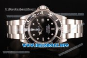 Rolex Sea-Dweller Swisss ETA 2836 Automatic Steel Case/Bracelet with Black Dial and White Dot Markers (BP)