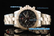 Breitling Super Avenger Chronograph Swiss Valjoux 7750 Automatic Movement Full Steel with Black Dial-1:1 Original