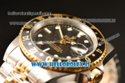 Rolex GMT-Master Vintage Black Dial With Black Bezel 2813 Auto Two Tone Jubilee