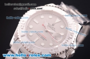 Rolex Yachtmaster Rolex Super 3135 Full Steel with Silver Dial and White Markers