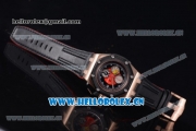 Audemars Piguet Royal Oak Offshore Grand Prix Automatic Chronograph Miyota OS10 Quartz Rose Gold Case with Black/Red Dial and Black Leather Strap (EF)