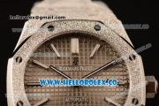 Audemars Piguet Royal Oak Clone Calibre AP 3120 Automatic Full Steel with Grey Dial and Stick Markers (EF)