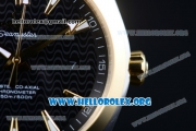 Omega Seamaster Aqua Terra 150M Clone Omega 8500 Automatic Two Tone Case/Bracelet with Black Dial (YF)