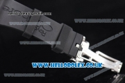 Audemars Piguet Royal Oak 36mm Asia ST16 Automatic PVD Case with Black Dial PVD Bezel and Black Rubber Strap (EF)