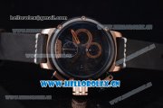 U-Boat Chimera Skeleton Chronograph Miyota OS10 Quartz Rose Gold Case with Skeleton Dial PVD Bezel and Black Leather Strap U-Boat Chimera Skeleton Chronograph Miyota OS10 Quartz Rose Gold Case with Skeleton Dial PVD Bezel and Black Leather Strap