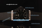 Hublot Classic Fusion Swiss ETA 2824 Automatic Ceramic Case with Black Carbon Fiber Dial and Black Rubber Strap-1:1 Original