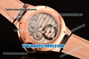 Cartier Ballon Bleu Tourbillon Seagull ST80 Tourbillon Manual Winding Rose Gold Case with Black Dial and Diamonds Bezel