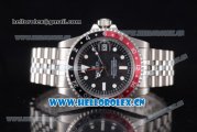 Rolex GMT-Master Vintage Asia 2813 Automatic Stainless Steel Case/Bracelet with Black Dial and White Dot Markers