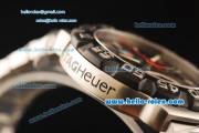 Tag Heuer F1 Chronograph Swiss Quartz Movement Steel Case with Black Bezel and Steel Strap