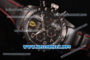 Scuderia Ferrari Chronograph Miyota OS20 Quartz PVD Case with Black Dial and Silver Arabic Numeral Markers