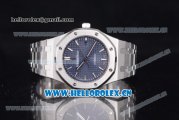 Audemars Piguet Royal Oak 41 Clone AP Calibre 3120 Automatic Stainless Steel Case/Bracelet Blue Dial and Stick Markers - 1:1 Original (EF)