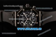 Audemars Piguet Royal Oak Offshore Miyota OS20 Quartz PVD Case with Black Dial and White Arabic Numeral Markers (EF)