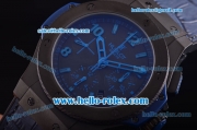 Hublot Big Bang Swiss Valjoux 7750 Automatic Movement PVD Case with Black Dial and Blue Markers