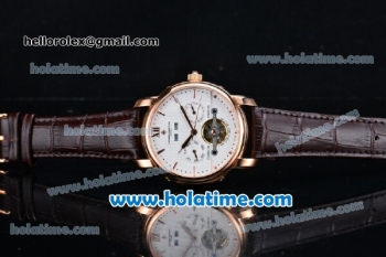 Vacheron Constantin Matle Asia Automatic Rose Gold Case with White Dial and Stick Markers