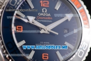 Omega Seamaster Planet Ocean 600M Clone Omega 8900 Automatic Stainless Steel Case/Bracelet with Blue Dial and Arabic Numeral/Stick Markers (BP)