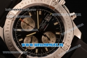 Breitling Colt Chronograph 2824 Auto Steel Case with Black Dial and Black Rubber Strap