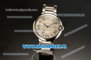 Cartier Ballon Bleu De 9015 Auto Steel Case with White Dial and Steel Bracelet