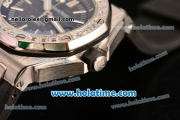 Audemars Piguet Royal Oak Offshore Diver Asia 2813 Automatic Steel Case with Diamonds Bezel and Black Dial