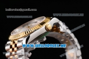 Rolex Datejust II Asia 2813 Automatic Two Tone Case/Bracelet with White Dial and Stick Markers (BP)