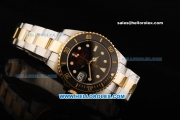 Rolex Submariner Automatic Movement Black Dial with Ceramic Bezel and Two Tone Strap