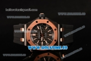 Audemars Piguet QEII Cup 2014 Royal Oak Offshore Diver Limited Edition Swiss ETA 2824 Automatic Swiss ETA 2824 Automatic PVD Case with Rose Gold Bezel and Black Dial (NOOB)