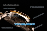 Rolex Daytona II Chrono Swiss Valjoux 7750 Automatic Two Tone Case/Bracelet with Grey Dial Stick Markers and Yellow Gold Bezel (JF)