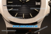 Patek Philippe Nautilus Jumbo Miyota 9015 Automatic Full Steel with Brown DIal and Stick Markers - 1:1 Original