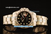 Rolex Explorer II Asia 2813 Automatic Full Steel with Black Dial and White Markers-43mm Size