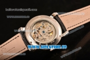 Vacheron Constantin Malte Asia Automatic Steel Case with White Skeleton Dial and Silver Roman Numeral Markers