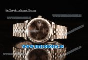 Rolex Datejust 37mm Swiss ETA 2836 Automatic Steel Case with Jubilee Steel Bezel Pink Dial Roman Steel Bracelet