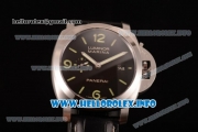 Panerai Luminor Marina 1950 3 Days PAM 392 Clone P.9000 Automatic Steel Case with Black Dial and Black Leather Strap (SF)