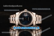 Rolex Datejust Clone Rolex 3135 Automatic Steel Case with Blue Dial and Steel Bracelet
