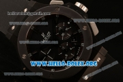 Hublot Big Bang Chronograph Swiss Valjoux 7750 Automatic PVD Case with Black Dial and Black Rubber Strap (YF)