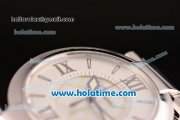 Chopard Imperiale Swiss ETA 2824 Automatic Steel Case with White Dial and Steel Strap - 1:1 Original