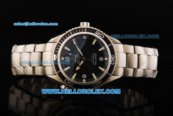 Omega Seamaster Swiss ETA Automatic Movement ETA Case with Black Dial and SSband