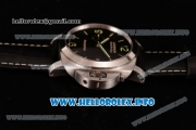 Panerai Luminor Marina 1950 3 Days PAM 392 Clone P.9000 Automatic Steel Case with Black Dial and Black Leather Strap (SF)