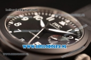 IWC Big Pilot'S Asia Auto PVD Case with Black Dial and Black Nylon Strap - 1:1 Origianl (ZF)