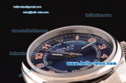 Rolex Air-King Oyster Perpetual Automatic with Blue Dial and Red Number Marking-2007 Model